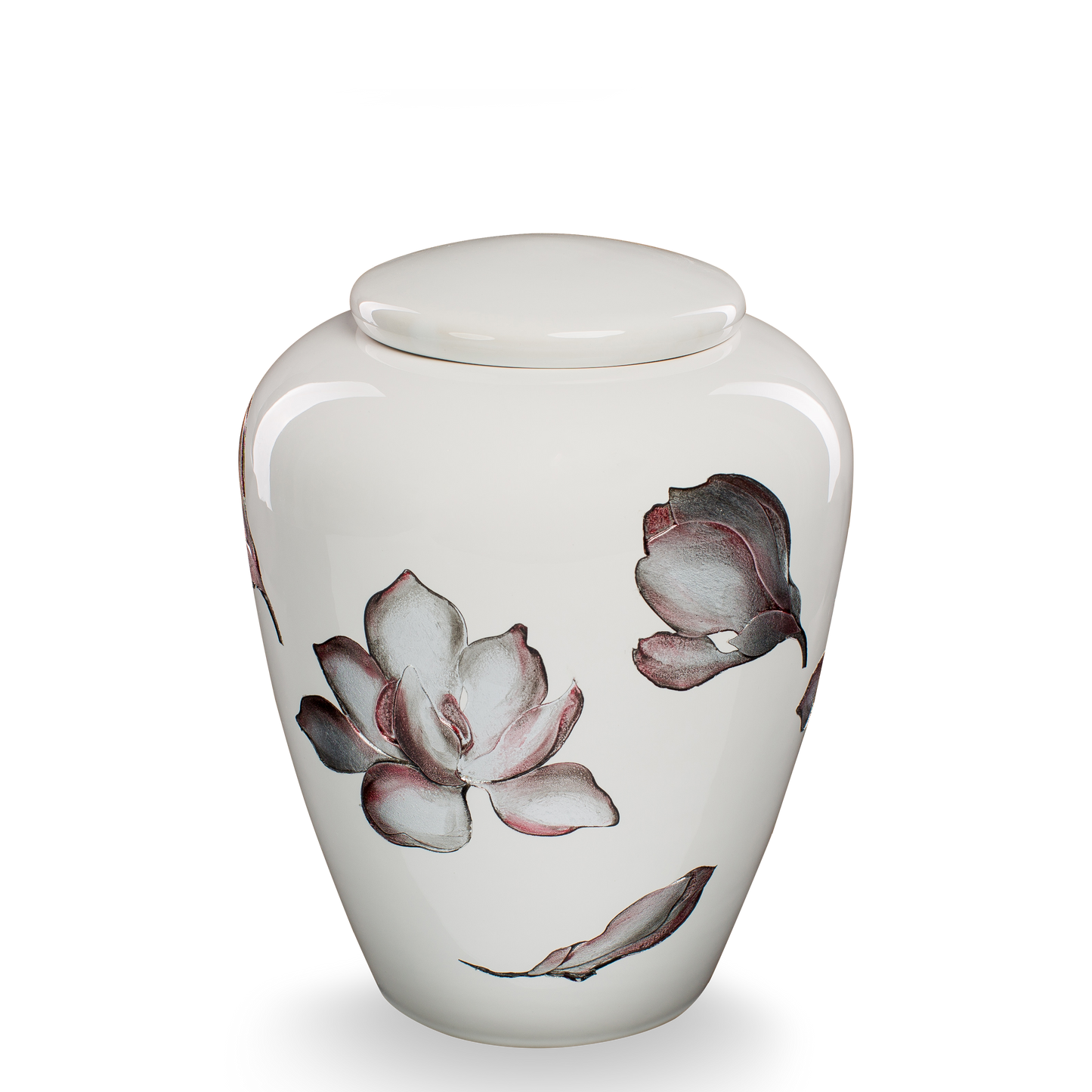 witte magnolia urn bloemen urne volwassene