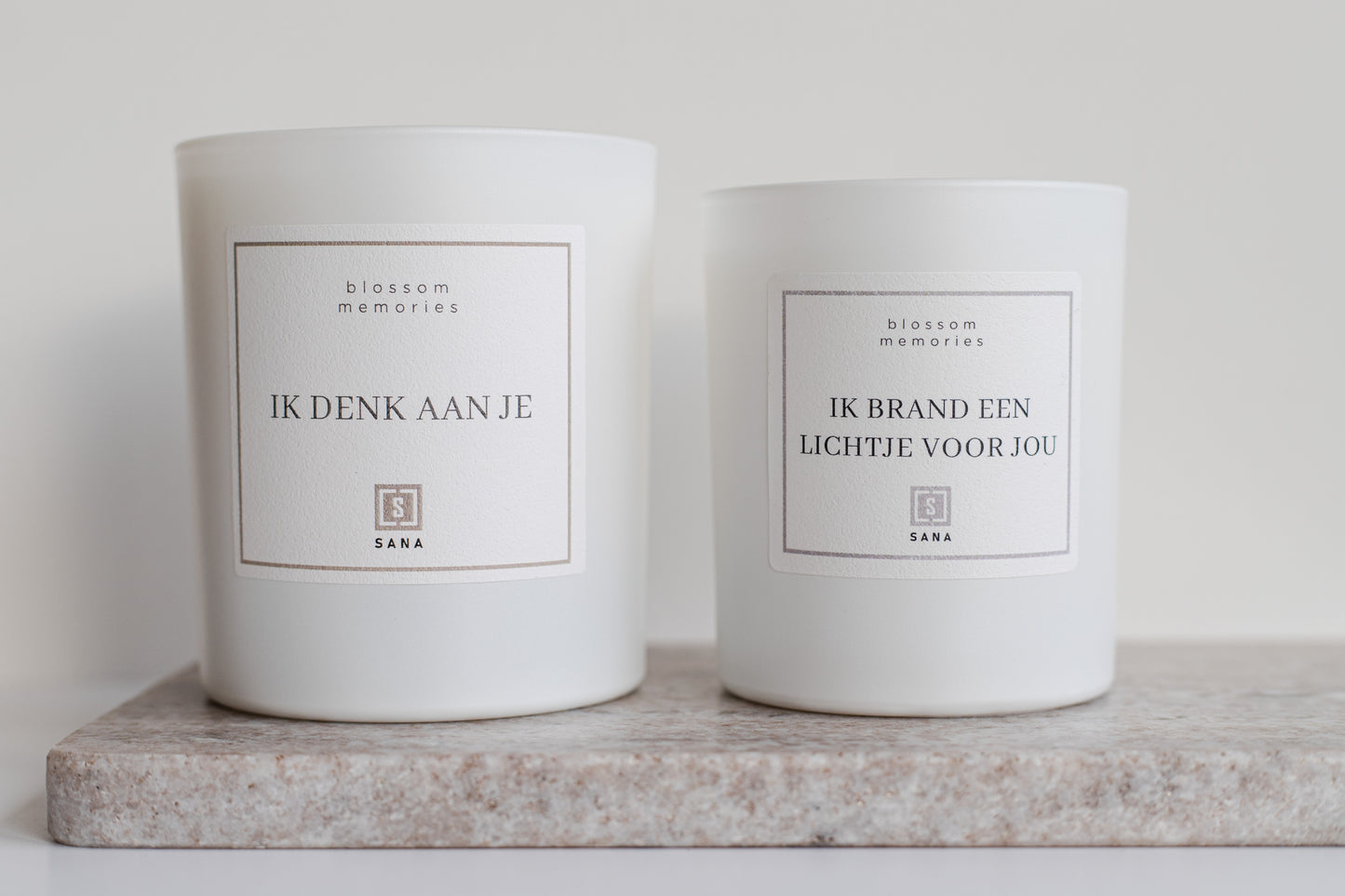 Kaars wit geurkaars herdenkingskaars woodwick dood rouw verlies rouwcadeau ster sterrekindje sterretje ik hou van je ik brand een lichtje in gedachten altijd samen