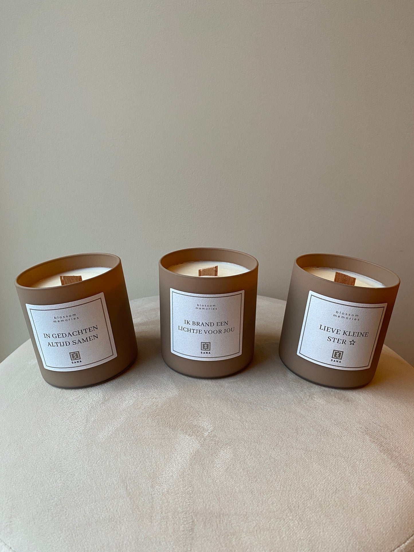Geurkaars | LIEVE KLEINE STER | Beige