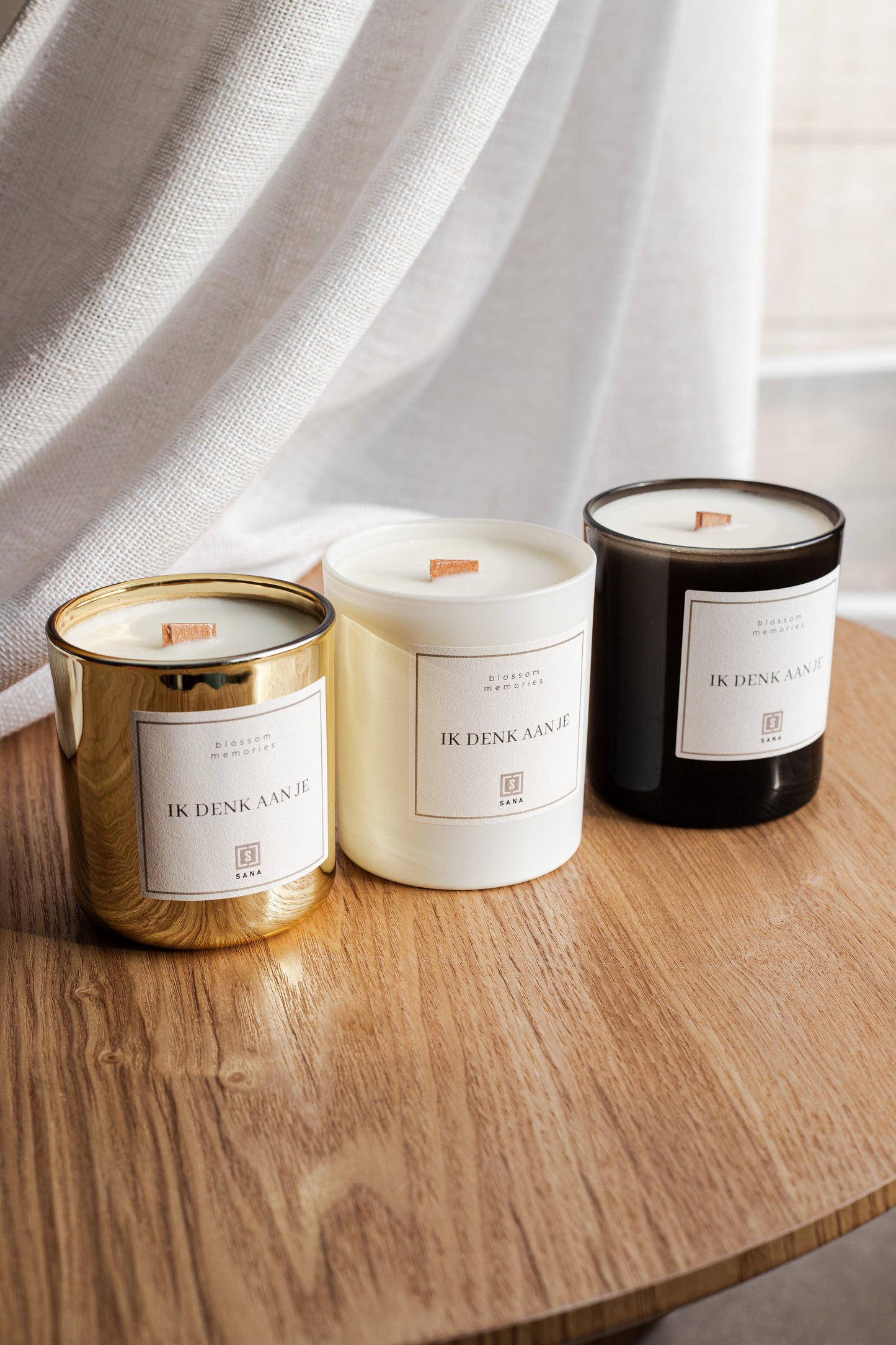 Geurkaars | IK BRAND EEN LICHTJE VOOR JOU | Goud