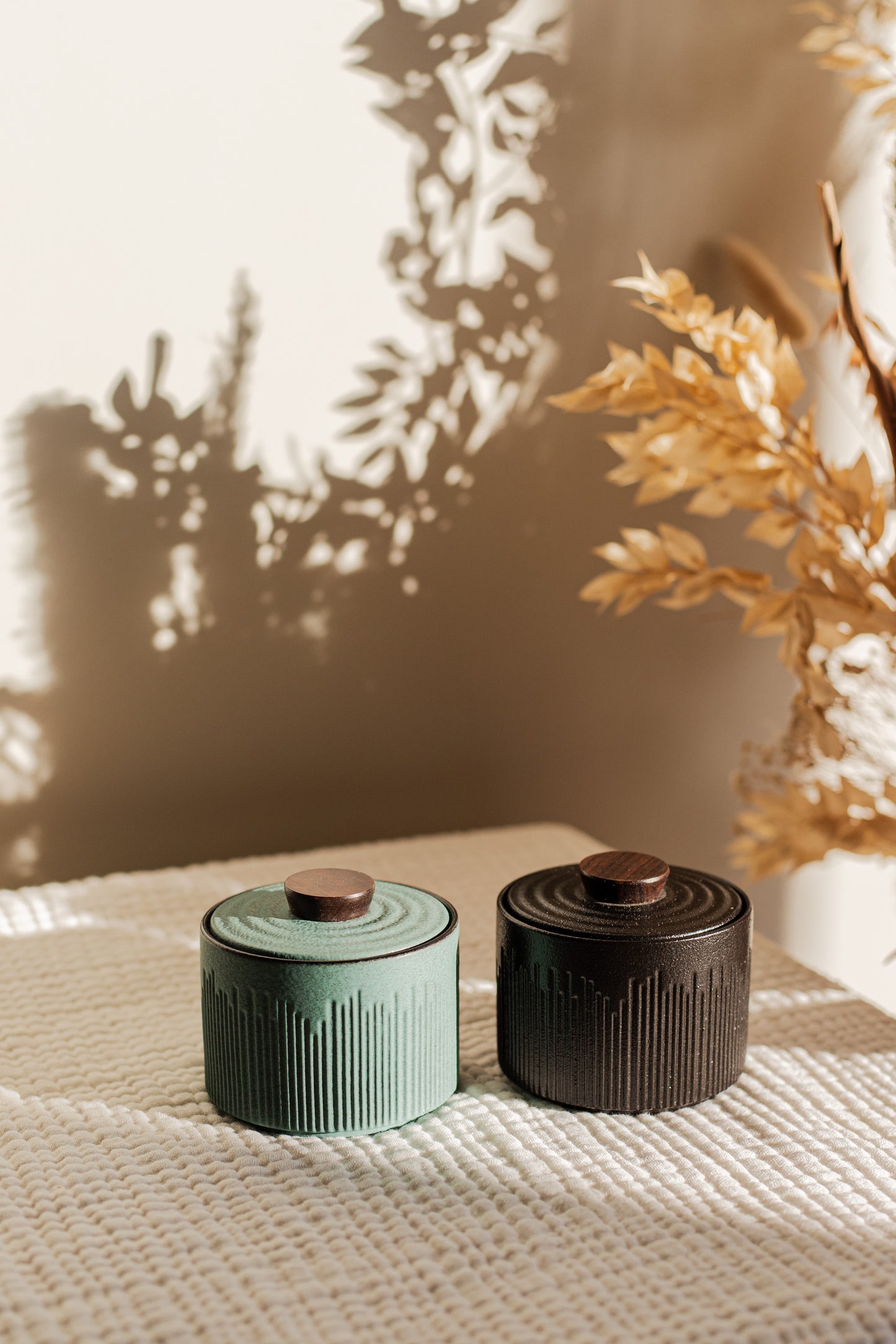 kleine blauwe groene zwarte moderne urn urne dieren hond kat urn menselijk as familie urn