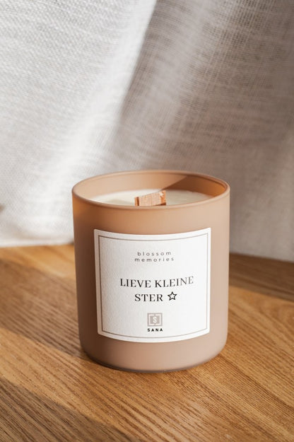 Geurkaars | LIEVE KLEINE STER | Beige