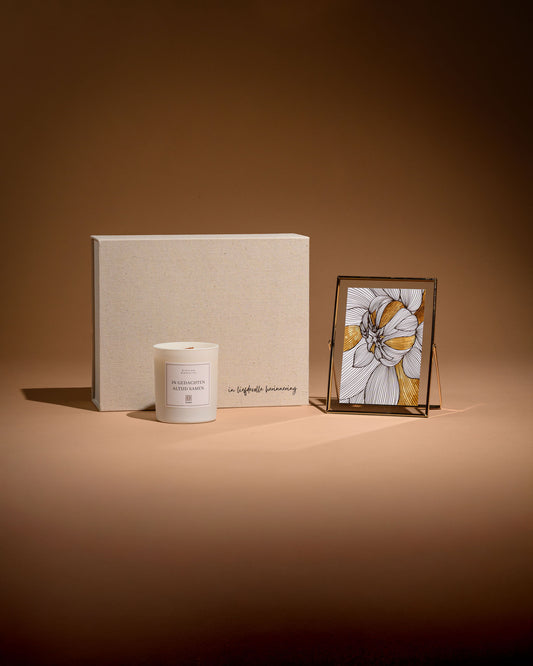 Linnen Herinneringsdoos – Een Verzorgd Troostcadeau