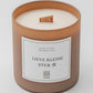 kaars beige herdenkingskaars dood rouw geliefde rouwcadeau geschenk lieve kleine ster sterretje sterrenkindje geurkaars kaars woodwick