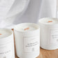 Kaars wit geurkaars herdenkingskaars woodwick dood rouw verlies rouwcadeau ster sterrekindje sterretje geschenk geliefde gemis ik brand een lichtje voor je