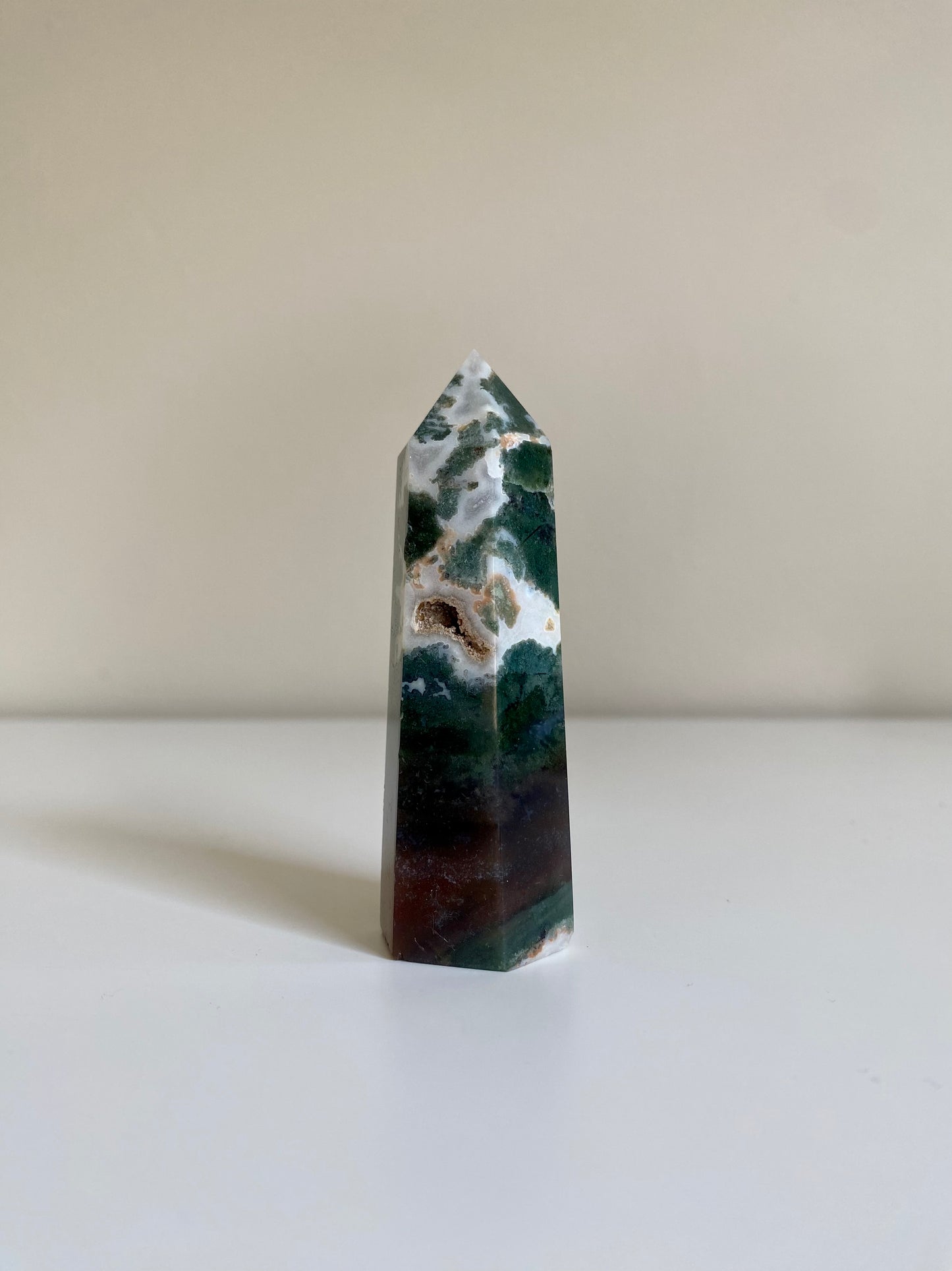 Krachtkristal Moss Agate