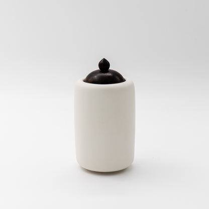 japandi witte kleur urn  modern neutraal hout dieren urne menselijke as en familie urn