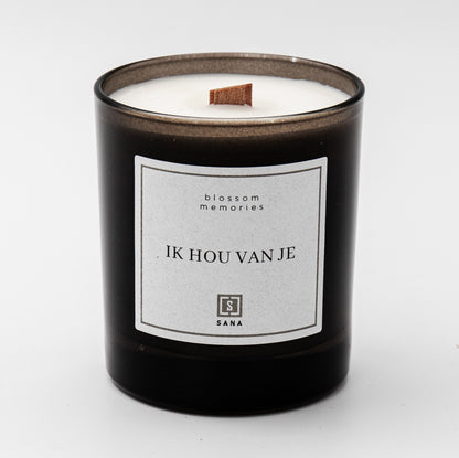 kaars kaars herdenkingskaars dood rouw geliefde rouwcadeau geschenk ik hou van je geurkaars kaars 